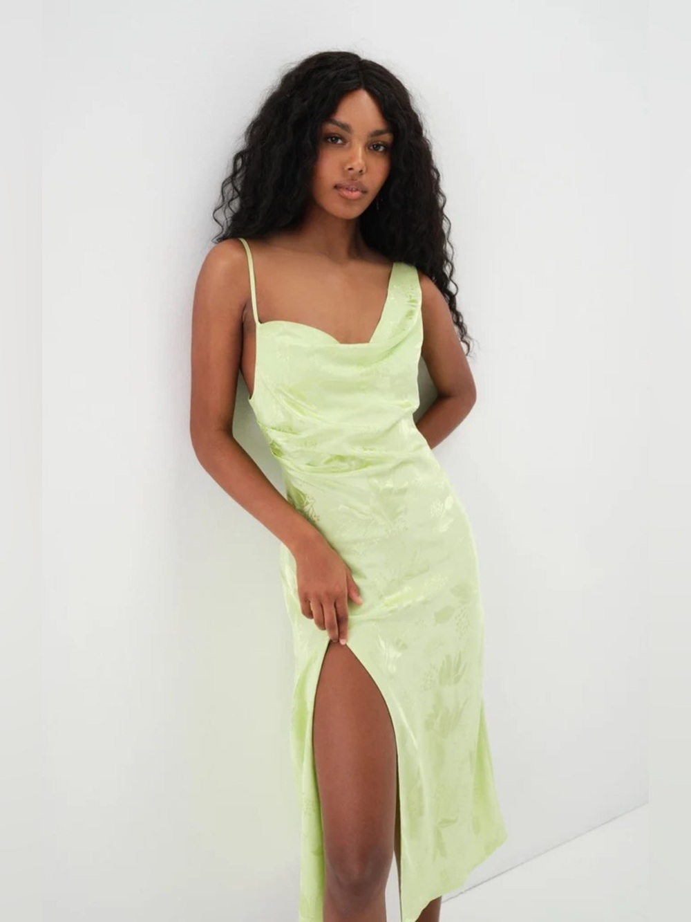 MSRP $239 For Love & Lemons Ilana Midi Dress Medium